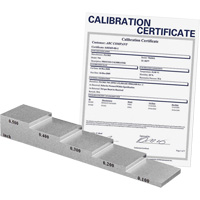 Bloc d'&eacute;talonnage de 5 &eacute;paisseurs avec certificat de calibration Cantin et fils