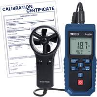 Thermo-an&eacute;mom&egrave;tre &agrave; aube R4100 avec volume d'air et certificat d'&eacute;talonnage, Enregistrement des donn&eacute;es, Gamme de v&eacute;locit&eacute; d'air de 0,4 - 30 m/sec Cantin et fils