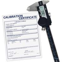 6" (150 mm) Digital Caliper with Traceable Calibration Certificate, 0.0005" (0.01 mm) Resolution, 0" - 6" (0 mm - 150 mm) Range Cantin et fils