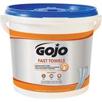 Fast Wipes&reg; Hand Cleaning Towels, 130 Wipes, 10" x 9" Cantin et fils