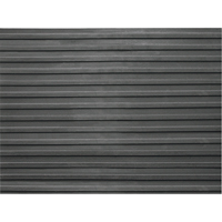 Entrance Mats, Runner, 3' x lin.ft x 1/4", Black Cantin et fils