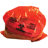 Sacs pour d&eacute;chets bio-m&eacute;dicaux Sure-Guard, Biorisque, 38" lo x 30" la, 2 mil Cantin et fils