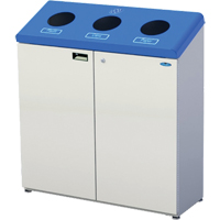 Stations de recyclage autonomes, Vrac, Acier, 53,1 gal. US Cantin et fils