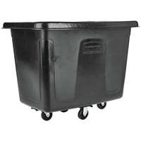 Bulk Cube Truck, Polyethylene, 42-13/16" L x 28" W x 33" H, 12 cu.ft. Volume, 400 lbs. Capacity Cantin et fils