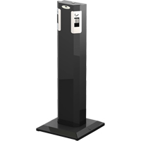 Cendrier sur socle, Sur pied, M&eacute;tal, Capacit&eacute; 1,6 gal. US, Hauteur 41-1/2" Cantin et fils