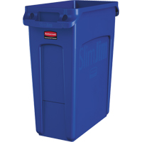 Contenants Slim Jim avec canaux de ventilation, De bureau, Poly&eacute;thyl&egrave;ne, 16 gal. US Cantin et fils