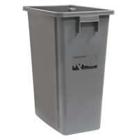 Recycling & Garbage Bin, Plastic, 16 US gal. Cantin et fils