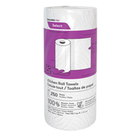 Rouleau d'essuie-tout de cuisine Pro Select, 2 Pli, 250 Feuilles/rouleau, 8" la, 11" lo Cantin et fils