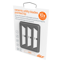 Slice Pointed-Tip Ceramic Utility Knife Blades, Single Style Cantin et fils