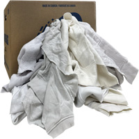 Chiffons de nettoyage, Molleton, Blanc, 20 lb Cantin et fils