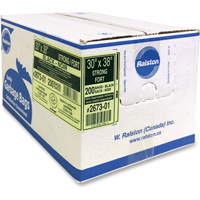Industrial Garbage Bags, Strong, 38" W x 30" L, 0.85 mils, Black Cantin et fils