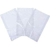 Sacs en poly, Dessus ouvert, 8" x 3-1/2", 1 mil Cantin et fils