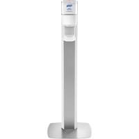 Messenger ES8 Silver Panel Floor Stand with Dispenser Cantin et fils