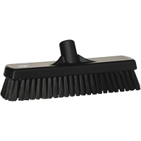 Balai-brosse pour planchers et mur, Crins Ferme, 12", Polyester, Noir Cantin et fils