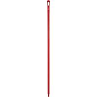 Manche ultra hygi&eacute;nique, Balai/Grattoir/Raclette, Rouge, Ergonomique, 59" lo Cantin et fils