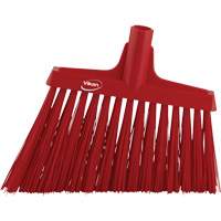 T&ecirc;te de balai oblique, Crins Extra-ferme, 12", Polyester, Rouge Cantin et fils