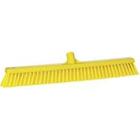 Balai-brosse &agrave; soies combin&eacute;es, Crins Cors&eacute;/Fin, 24", Polyester, Jaune Cantin et fils