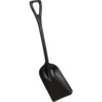 Pelle hygi&eacute;nique monopi&egrave;ce, Lame 10" x 6", Longueur de 37-1/2", Plastique, Noir Cantin et fils