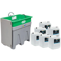 Ensemble de d&eacute;marrage pour lavage de pi&egrave;ces Maxi BIO-CIRCLE, Plastique Cantin et fils