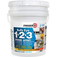 Bulls Eye 1-2-3&reg; Water-Base Primer, 18.9 L, Pail, White Cantin et fils