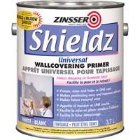 Shieldz&reg; Universal Wall Covering Primer, 3.7 L, Gallon, Tintable White Cantin et fils