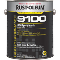 9100 System DTM Epoxy Mastic Fast Cure Activator, Gallon Cantin et fils