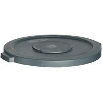 Couvercle pour contenant &agrave; d&eacute;chets, Couvercle plat, Plastique, Convient aux contenants 24" dia. Cantin et fils
