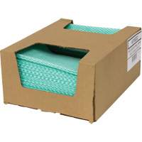 Chiffons de choix pour comptoir SaniWorks, Vert/Blanc Cantin et fils