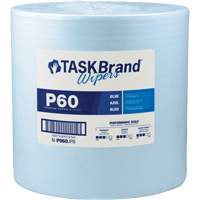 Chiffons de premi&egrave;re qualit&eacute; P60 TaskBrand, Tout usage, 13" lo x 12" la Cantin et fils