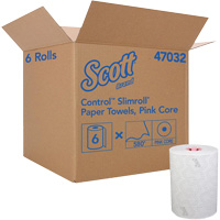 Serviettes Slimroll* de Scott en rouleau dur, 1 pli, Standard, 580' lo Cantin et fils