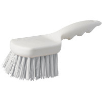 Brosse &agrave; chaudron &agrave; manche court, 9" l, Soies Polypropyl&egrave;ne, Blanc Cantin et fils
