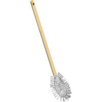 Brosse &agrave; cuvettes HD &agrave; broche torsad&eacute;e, 20" l, Soies Polypropyl&egrave;ne, Jaune Cantin et fils