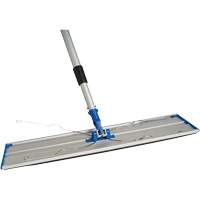 Support de vadrouille &agrave; &eacute;pousseter Static Attack avec manche t&eacute;lescopique, 24", Aluminium Cantin et fils