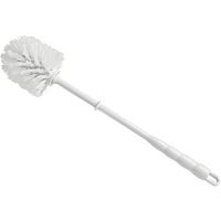Brosse &agrave; cuvettes, 15-1/2" l, Soies Polypropyl&egrave;ne, Rouge/Blanc Cantin et fils