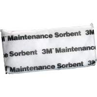Tampon absorbant de maintenance, Huile seulement, 15" lo x 7" la, 12,6 gal absorption/pqt Cantin et fils