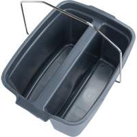 Seau double, Capacit&eacute; de 4,75 gal. US (19 pintes), Gris Cantin et fils