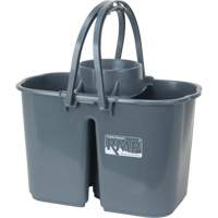 Seau et essoreuse pour vadrouille, Passoire, 3,75 gal. US (15 pintes), Gris Cantin et fils