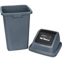 Garbage Can, Plastic, 26 US gal. Cantin et fils