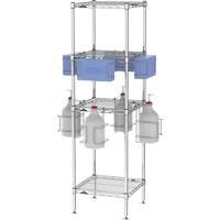 PPE Sanitizing Tree with Shelves Cantin et fils