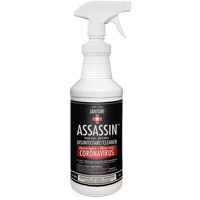Janitori Assassin Ready-to-Use Disinfectant Cleaner, 1 L, Trigger Bottle Cantin et fils