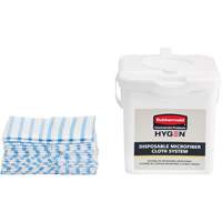 Seau de chargement pour chiffons microfibres, Blanc Cantin et fils