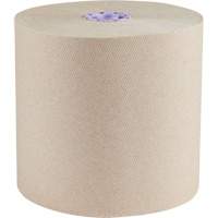 Essuie-mains bruns en fibres recycl&eacute;es &agrave; 100 % &agrave; enroulement serr&eacute; Essential, 1 pli, Standard, 700' lo Cantin et fils