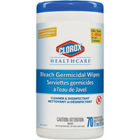 Lingettes d&eacute;sinfectantes &agrave; l'eau de Javel Healthcare, 70 lingettes Cantin et fils