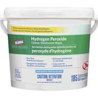 Lingettes d&eacute;sinfectantes et nettoyantes &agrave; base de peroxyde d'hydrog&egrave;ne Healthcare, 185 lingettes Cantin et fils