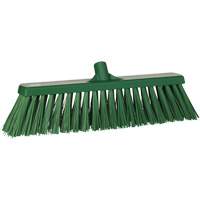 Heavy-Duty Push Broom, Stiff Bristles, 20", Polyester, Green Cantin et fils