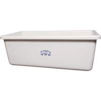 Transport Storage Tub, Plastic, White Cantin et fils