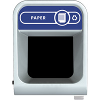 Conteneur pour d&eacute;chets de papier Configure, Vrac/Bord de rue/De bureau, Acier, 45 gal. US Cantin et fils