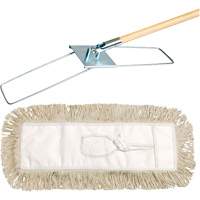 Syst&egrave;me de vadrouille &agrave; &eacute;pousseter Break-Ezy, Style &agrave; attacher, Coton, 36" lo x 5" la Cantin et fils