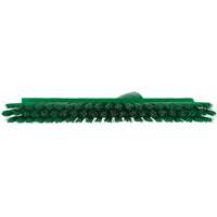 Balai biseaut&eacute; avec pas de vis inclin&eacute;, Crins Moyen, 10", Polyester, Vert Cantin et fils