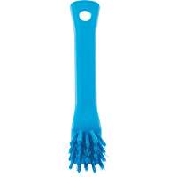 Brosse avec rebord grattoir, Soies Ferme, Longueur de 6", Bleu Cantin et fils